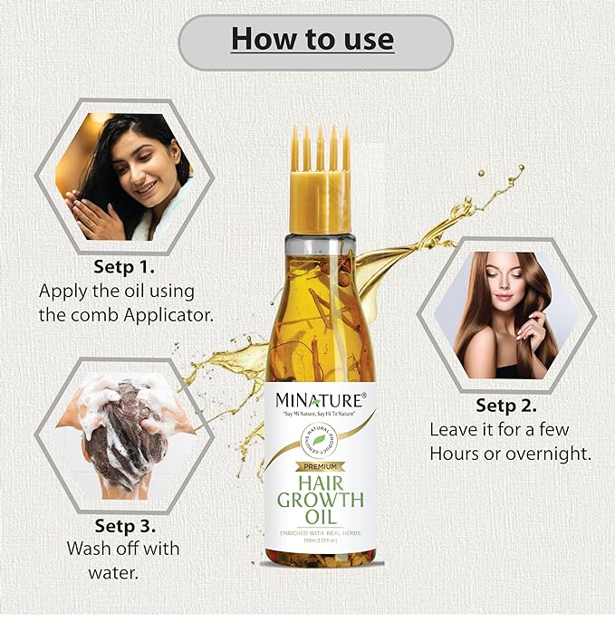 ShinyHair Growth Oil Enriched With Real Herbs 110ml (pack of 2)